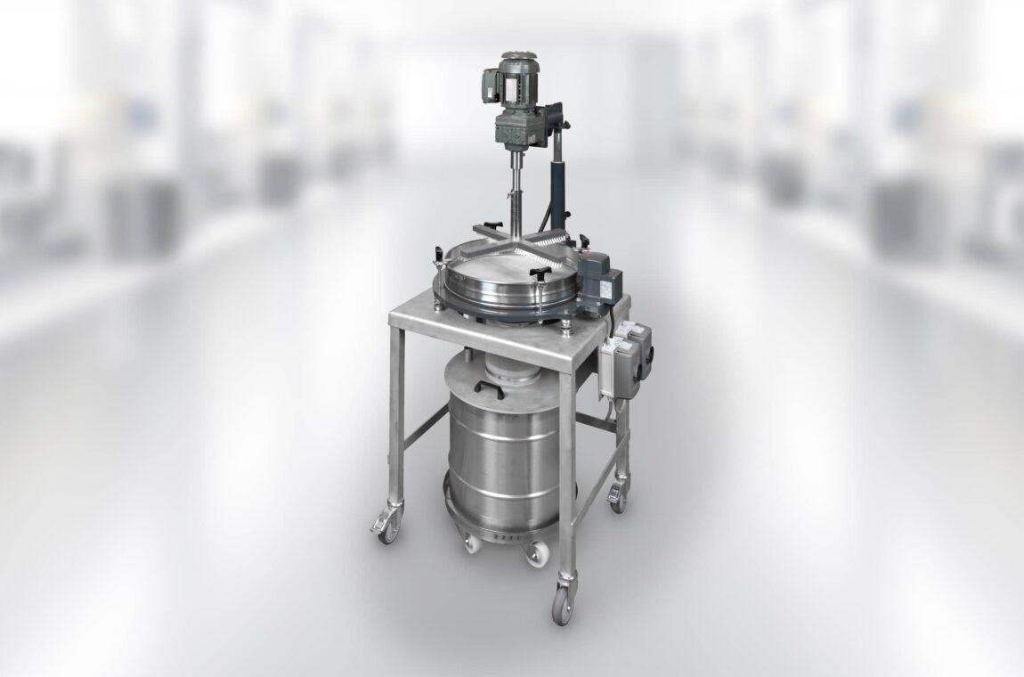Control screening machine PERFLUX 501 with brushing device