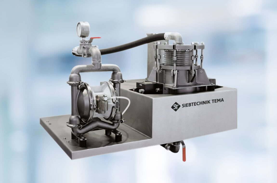 Control screening machine SKS 202 with diaphragm pump