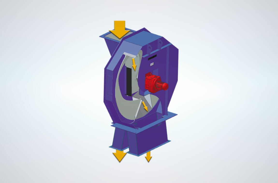 Rotary divider principle sketch