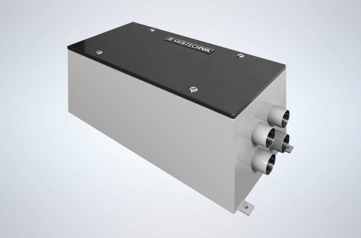 Pneumatic tube system Tubular switch Exterior view