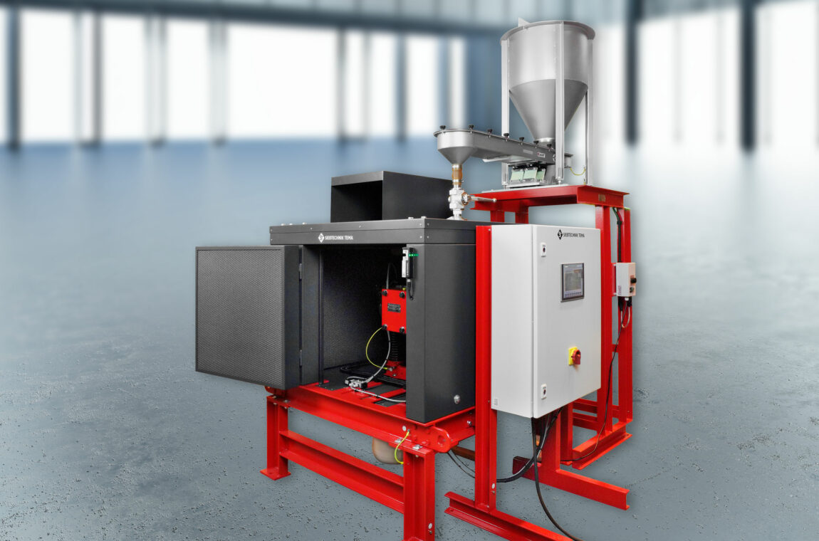 SIEBTECHNIK TEMA ESM 194-1bs eccentric vibratory mill for use in laboratories and research institutes