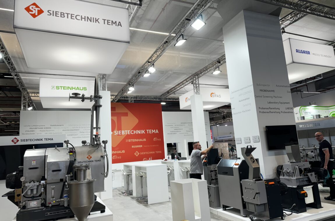 Achema 2024 in Frankfurt am Main - Exhibition stand set-up phase
